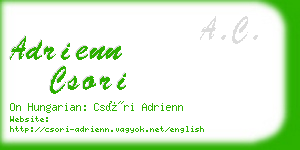 adrienn csori business card